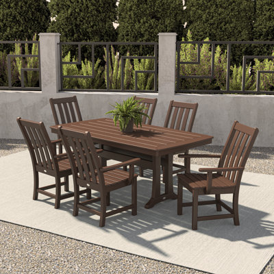Vineyard 7-Piece Arm Chair Dining Set