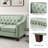 Bethea 81.28" Genuine Leather 3-Seat Sofa with Tufted Back-81914228
