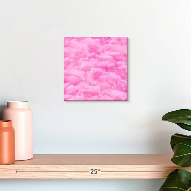 Arney Pink Sky Clouds, 10" H x 10" W
