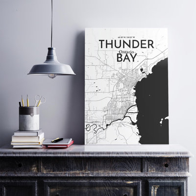 Thunder Bay City Map, impression