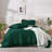 Andency Dark Green Ruffle Comforter Set, 2 Pieces Kids Comforter Set Twin(66x90Inch), Farmhouse Comforter Set, Soft Microfiber Kids Bedding Set-124610457-124610449