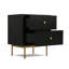 Aivis 50cm W Metal Bedside Table-1390179564