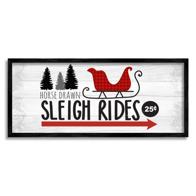 «Sleigh Rides» Rustic Grain
