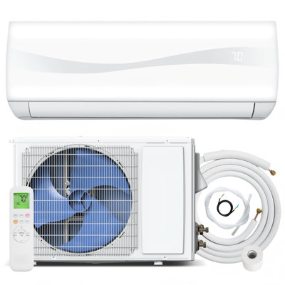 Giantex 18000 BTU Ductless Mini Split Air Conditioner for 1250 Square Feet with Heater