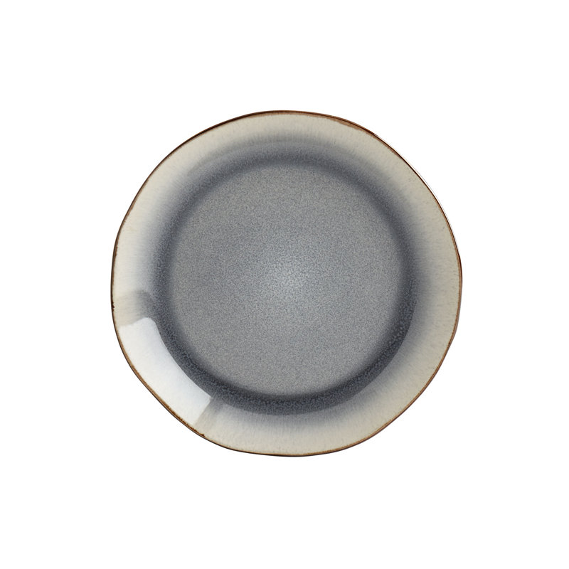 Reactive Glaze Dinnerware Tabletops Gallery 12PC Set - BELLA, Gray