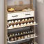 Range-chaussures avec 3 portes et 2 tiroirs avec support, grand espace de rangement-130221166