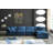 Atis Velvet L-Shaped Sectional Reversible-669088956
