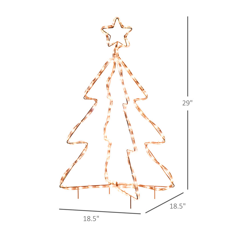 Motif de sapin de Noël illuminé