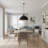 Braylon 4-Light Matte Black Pendant Light
