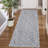 Farmhouse Scalloped Rug Washable Rug with Non Slip TRP Backing, Low Pile Non Shedding Rustic Carpet, Soft Thin Foldable Printed Mat for Living Room Bedroom-660204445-660204432
