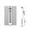 Modern 1 Light Silver Cylinder Pendant