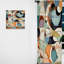 Pastel Colour Boho Artwork II - Abstract Minimalism Room Darkening Abstract Curtain - 1 Panel-1472181848