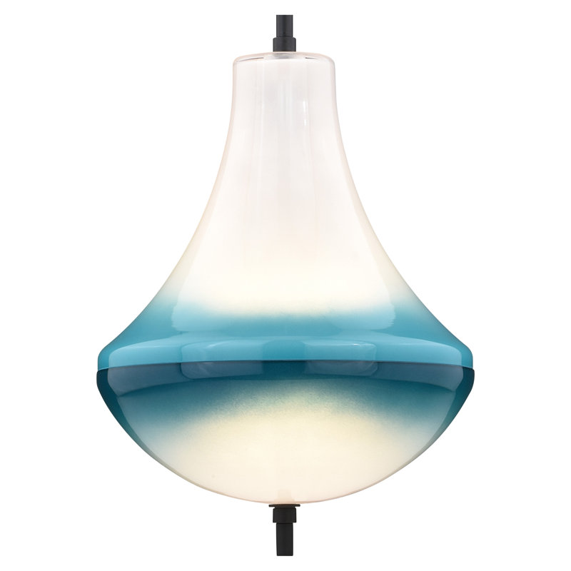 Merci 1 - Light Oil Rubbed Bronze LED Single Pendant, 19.75" H x 10" W x 10" D