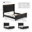 Fontevraud Solid Wood Panel Bed-103485977