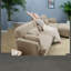 Canapé modulaire modulaire en chenille Camel