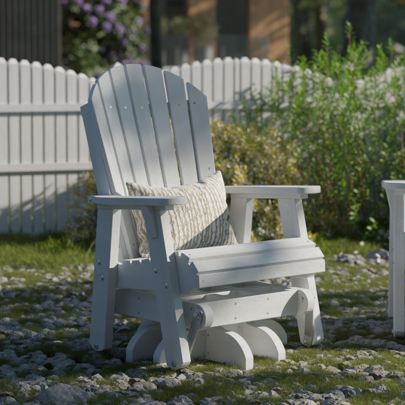 Fauteuil oscillant pivotant simple Heritage, Blanc