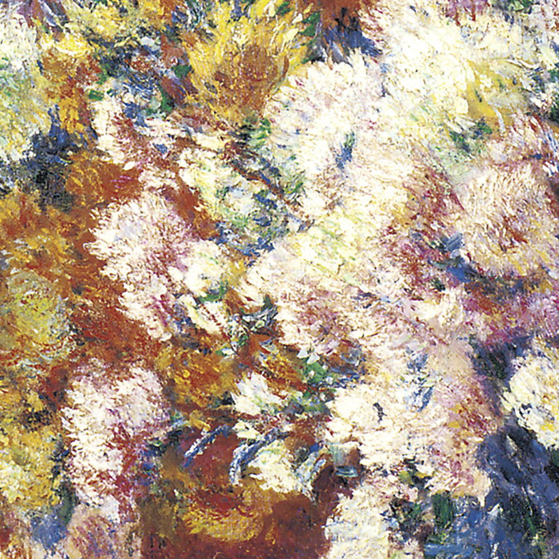 «Two Vases of Chrysanthemums, 1888» par Claude Monet, reproduction d'art sur toile, H 22,25 po x l 26,75 po x P 1,25 po