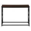 Table d'appoint, console, vestibule, étroit, canapé, salon, chambre à coucher, métal noir, contemporain, moderne-1944996324