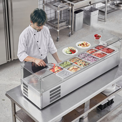 VEVOR Refrigerated Display Case - 58''