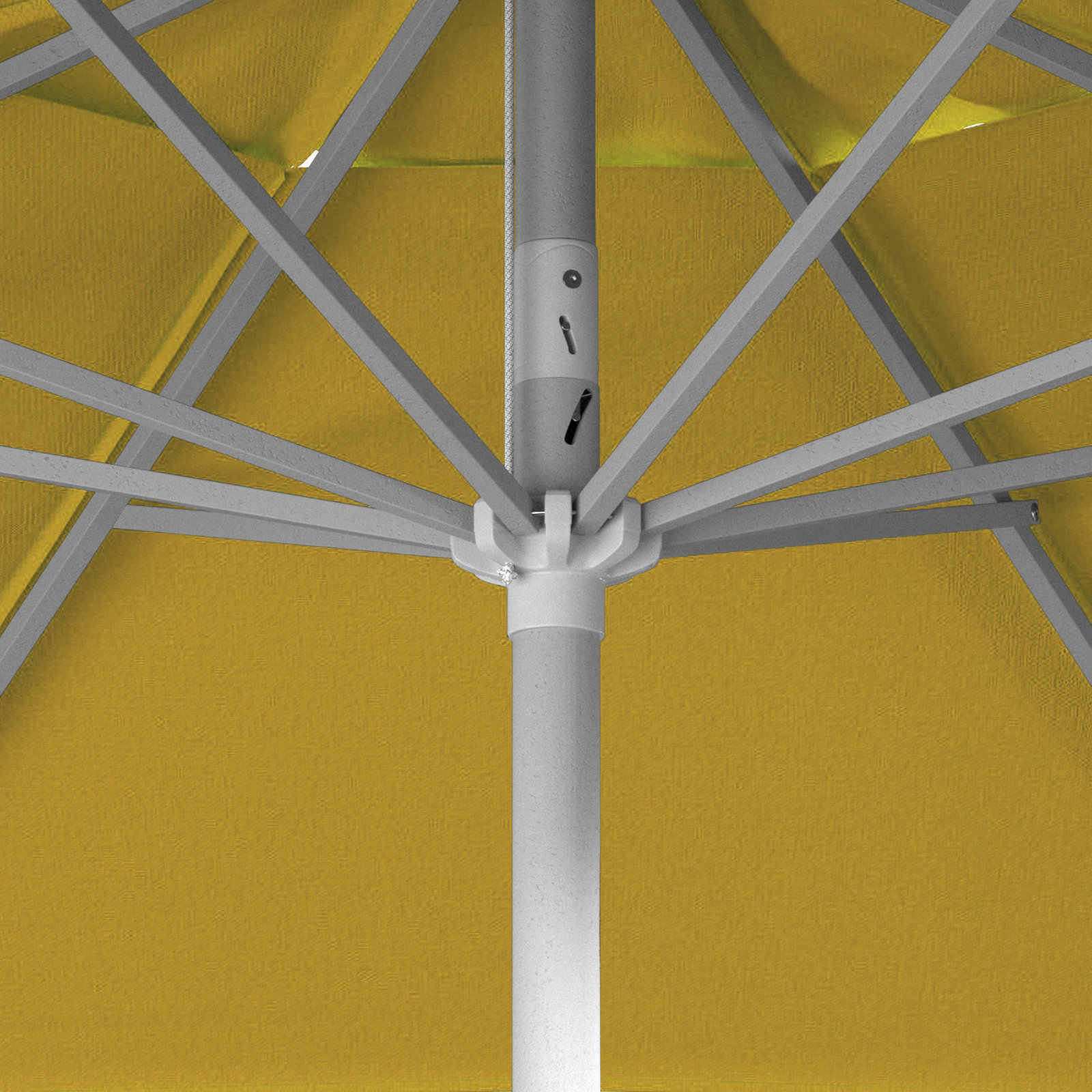 Kenne Sunbrella® Umbrella, Canvas Sunflower Yellow Sunbrella® Canvas, 108" W x 108" D