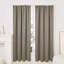 Hippen Blackout Door Curtain Pair-2128180529-2128180686