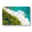 Beach View In The Maldives In Abstract - Wrapped Canvas Print-55314940