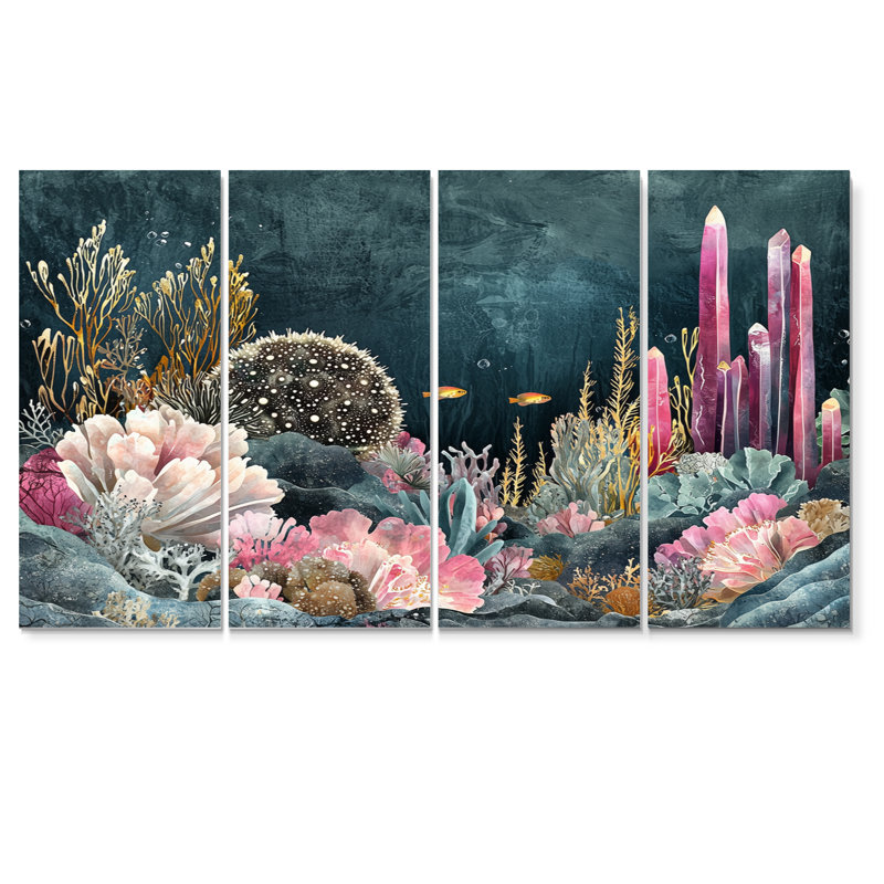 Averyana - Art - Pour le salon, 4, H 28 po x l 48 po