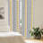 Striped Semi-Sheer Rod Pocket Curtain Panels-2146568956