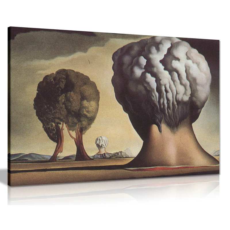 Three Sphinxes Of Bikini Salvador Dali - Wrapped Canvas Print, 61cm H x 91cm W