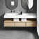 FRALIMK 19'' White Solid Surface Rectangular Bathroom Sink