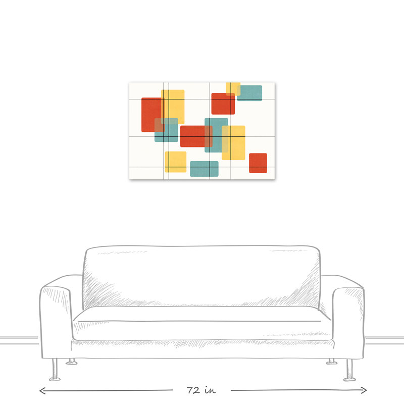 " Mid Century Modern Rectangles "