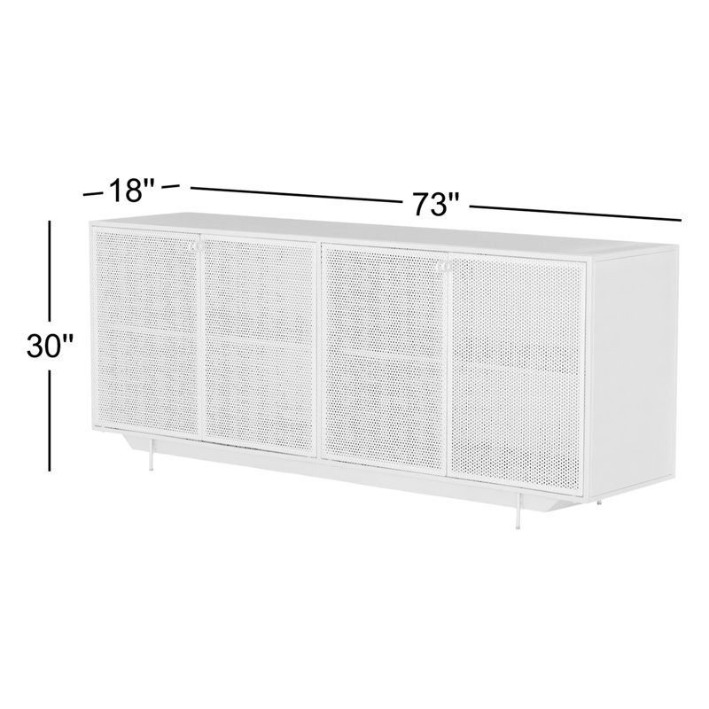 Hendrick 73'' W Sideboard, Black
