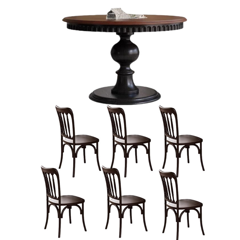 Ensembles de table de salle à manger Ash: élégants et robustes., H 29,53 po x L 47,24 po x l 47,24 po