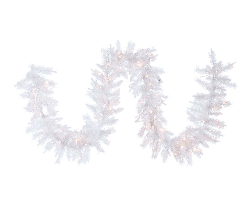 Guirlande Kurt Adler, Blanc cristal