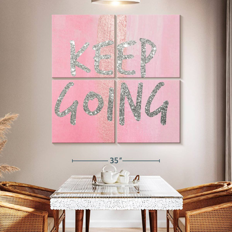 Tergel Keep Going III, 38" H x 38" W