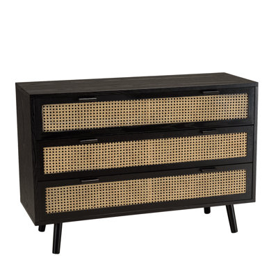 ANGELO 110 cm W Chest of 3 Drawers