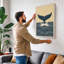 Whale Tail Rising Coastal - Wrapped Canvas-1088622120-1088622114
