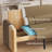  Morden Minimalist Upholstered Chenille Loveseat Sofa, Decorative Sofa for Living Room-736758951