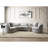 Gray Boucle Sectional Sofa W/9 Pillows