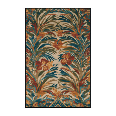  Tapis lavable tropical Pacific Coastal