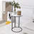 Esse Marble Top End Table