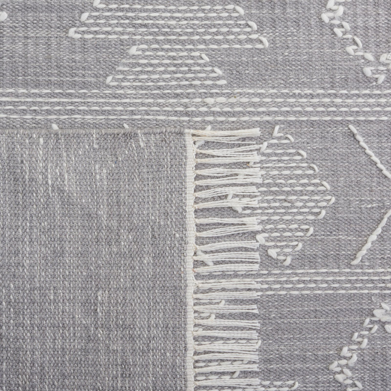 Kilim Flat Weave Performance Geometric Rug, Rectangle 5' x 8'