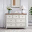 Commode moderne à 5 tiroirs, commode à tiroirs et rangement pour vêtements, armoire de rangement pour le salon, rangement pour commode de ferme BEIGE