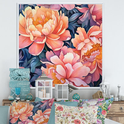 Pink Peony Captivating II - Print on Canvas -  Red Barrel StudioÂ®, ACE2920AF92C4A7E8D43DBCE5321E95C