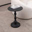 2P, table de bout vintage en métal, table d'appoint ronde pour table de chevet et table d'appoint