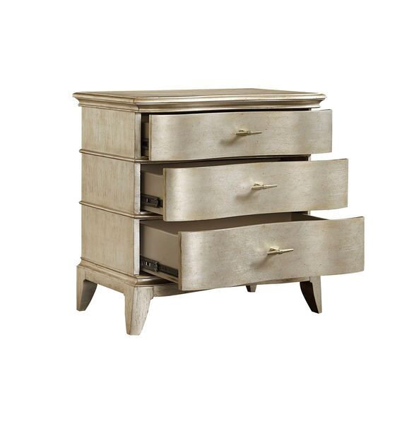 Starlite 3 - Drawer Solid Wood Nightstand