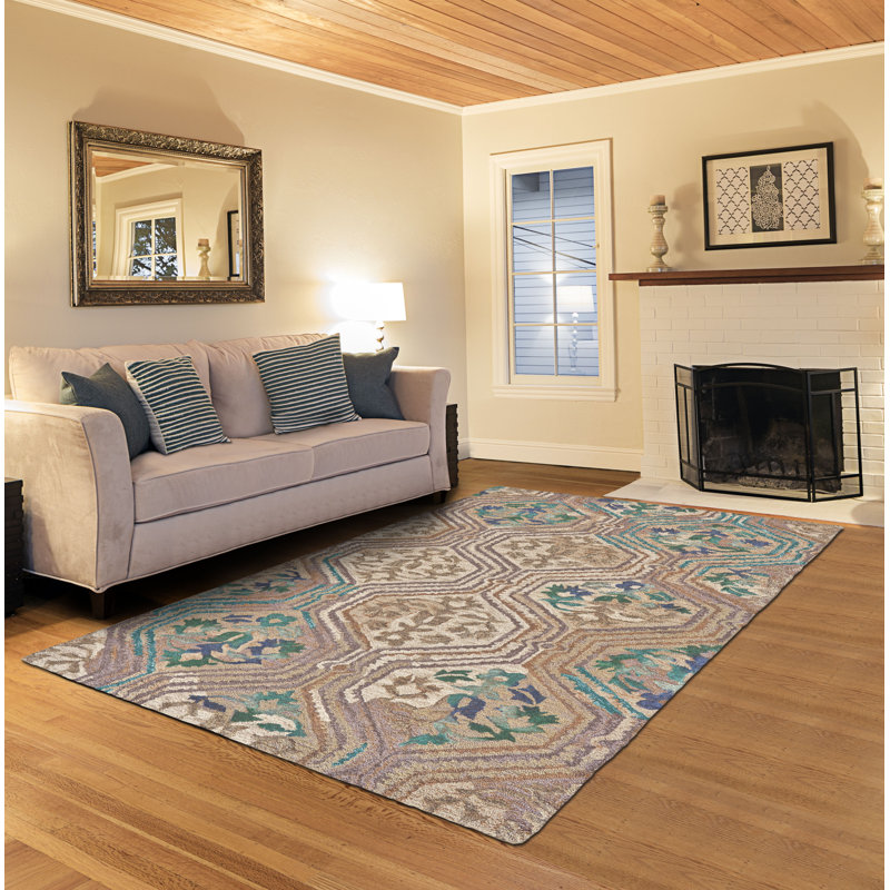 Anfa Performance Oriental Indoor Rug, Rectangle 7'9" x 9'9"
