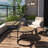 Nesting Coffee Table 2 Pieces, 27.6Inch Round Industrial Wood Style With Solid Metal Base For Living Room Bedroom Lawn (Brown Tables 2Pcs, Look Steady Frame Yard-1792918131