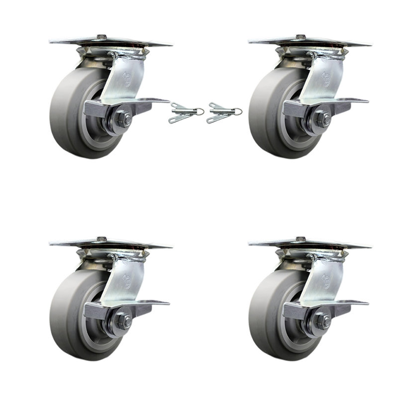4 Piece Thermoplastic Caster Set