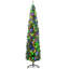 Arbre de Noël artificiel 8 pi avec 8 lumières, 668 branches, 250 lumières DEL colorées et base en acier